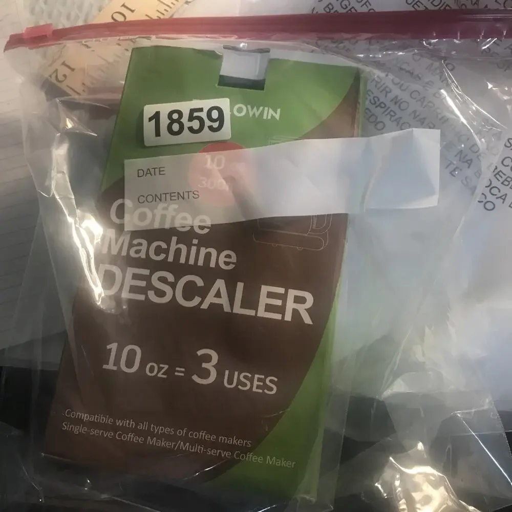 Coffee Machine Cleaner and Descaler,Espresso Coffee Maker Cleaner 2 Pack & 6 CLN